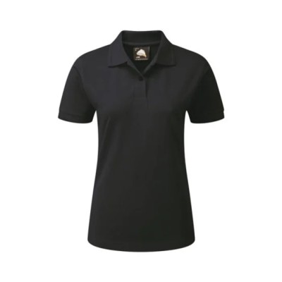 Orn Ladies Navy Polyester Cotton Short Sleeve Wren Polo Shirt 106 cm 1160-10/N/14