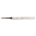 Erem Stainless Steel Flat Tweezer 4.7in Length Anti-Magnetic Anti-Acid Swiss Made 2ASARU