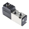 SMC Pneumatic Solenoid Valve 5/2 Single Solenoid G 1/8 Port Die Cast Aluminium Body 24V DC 4W VK3000 