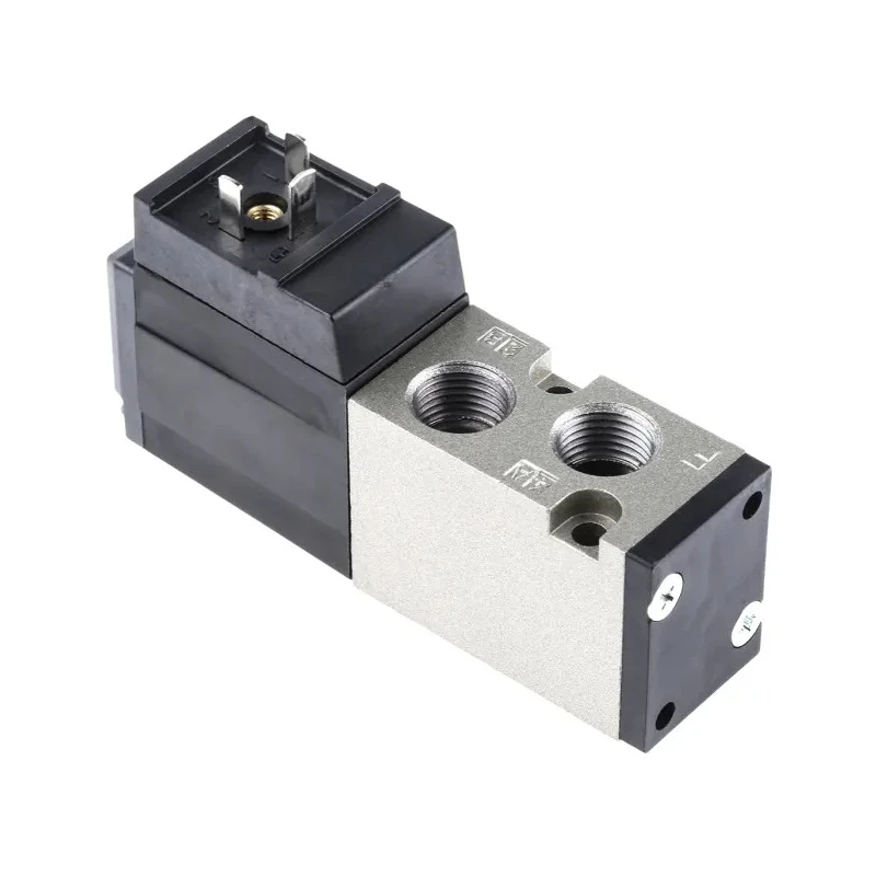 SMC Pneumatic Solenoid Valve 5/2 Single Solenoid G 1/8 Port Die Cast Aluminium Body 24V DC 4W VK3000 