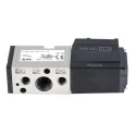 SMC Pneumatic Solenoid Valve 5/2 Single Solenoid G 1/8 Port Die Cast Aluminium Body 24V DC 4W VK3000 