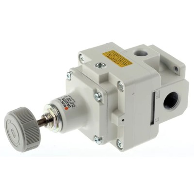 SMC Pneumatic Regulator NPT, RC, Type G, Outlet Size G 3/8, Minimum Operating Pressure 0.005 MPa, Series IR3000 