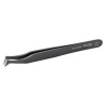 Erem 4.5in Carbon Steel Oblique ESD Safe Tweezer B15AGW