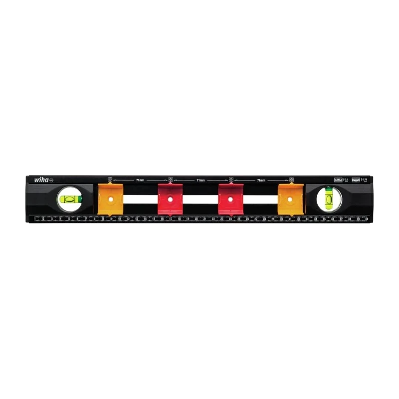 Wiha 400 mm Straight Spirit Level with 4 Vials 42074