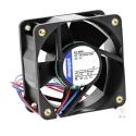 ebm-papst 600 N Series Axial Fan 12V DC 56 m³/h Airflow 3.8 W Power 316 mA Max Current IP20 60 mm Square Frame 