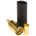 Amphenol RF 50 Ω SMB Series Coaxial Connector Cable Female SMB, Straight Body Crimp SMB6121A1-3GT30G-5-50