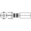 Amphenol RF Straight Socket Plug RF Terminator PCB for RG178B/U and RG196A/U  RG196A
