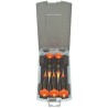 RS PRO 5-Piece Drift Punch Set, Chrome Vanadium Steel, 120mm Overall, 10mm Shank 701-0562