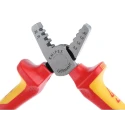 Knipex Crimp Tool for Wire Ferrules 0.25-2.5 mm², Compact 145mm Length, Vanadium Electric Steel 97 68 145 A