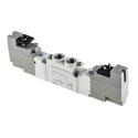 SMC Pneumatic Solenoid Valve 24V DC 5-Port G 1/8 One-Touch Fitting 0.7 Mpa Max Pressure Die Cast Aluminium Body SY5000