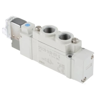 SMC Pneumatic Solenoid Valve 5/2 Spool Valve G 1/8 Port 24V DC 0.7 MPa Max Pressure SY5000