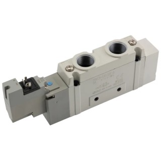 SMC Pneumatic Solenoid Valve 24V DC 0.7MPa 2071NL/min Flow Rate with Fluoro and Halogenated Nitrile Rubber Seals SY9000 