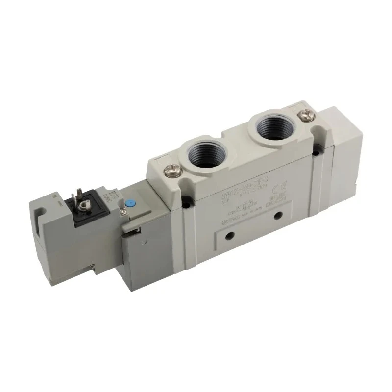 SMC Pneumatic Solenoid Valve 24V DC 0.7MPa 2071NL/min Flow Rate with Fluoro and Halogenated Nitrile Rubber Seals SY9000 