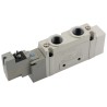 SMC Pneumatic Solenoid Valve 24V DC 0.7MPa 2071NL/min Flow Rate with Fluoro and Halogenated Nitrile Rubber Seals SY9000