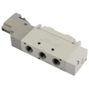SMC Pneumatic Solenoid Valve 24V DC 0.7MPa 2071NL/min Flow Rate with Fluoro and Halogenated Nitrile Rubber Seals SY9000 