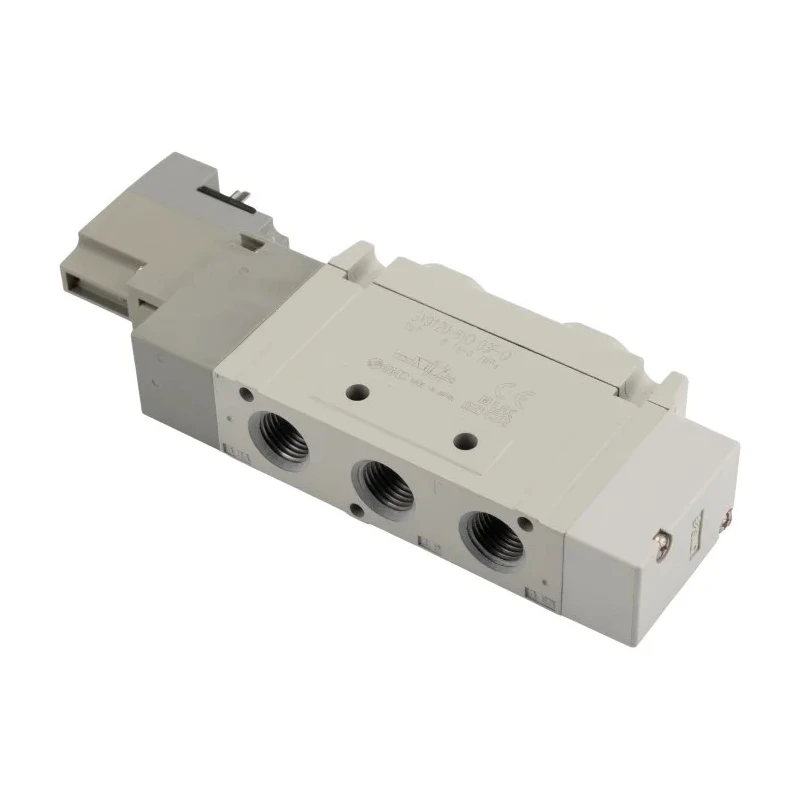 SMC Pneumatic Solenoid Valve 24V DC 0.7MPa 2071NL/min Flow Rate with Fluoro and Halogenated Nitrile Rubber Seals SY9000 