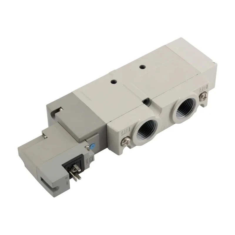 SMC Pneumatic Solenoid Valve 24V DC 0.7MPa 2071NL/min Flow Rate with Fluoro and Halogenated Nitrile Rubber Seals SY9000 
