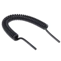 SMC Polyurethane Black 2 m Recoil Hose, Tube Outside Diameter 8mm, Tube Inside Diameter 5mm, Maximum Operating TCU0805B-1