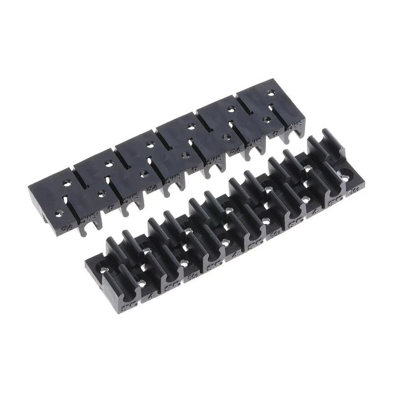 SMC 12 Tubes Polypropylene Tube Clip for Tube Diameter 4 mm OD, Operating Temperature -20°C to 60°C TM-04