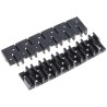 SMC 12 Tubes Polypropylene Tube Clip for Tube Diameter 4 mm OD, Operating Temperature -20°C to 60°C TM-04