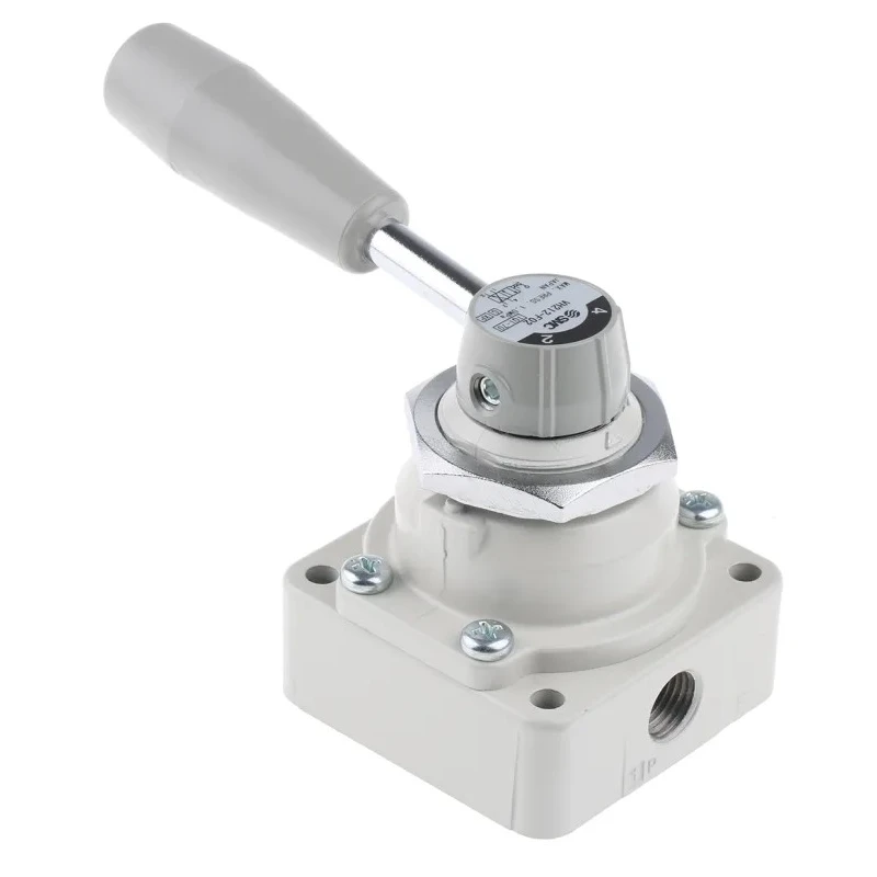 SMC Pneumatic Manual Control Valve Handle, VH Series, NPT G 1/4, 1 Mpa, Die Cast Aluminium VH212-F02