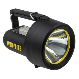 Wolf Safety IECEx/ATEX LED Hand Lamp Black Rechargeable Sealed Lead-Acid Battery IP66 H251ALED