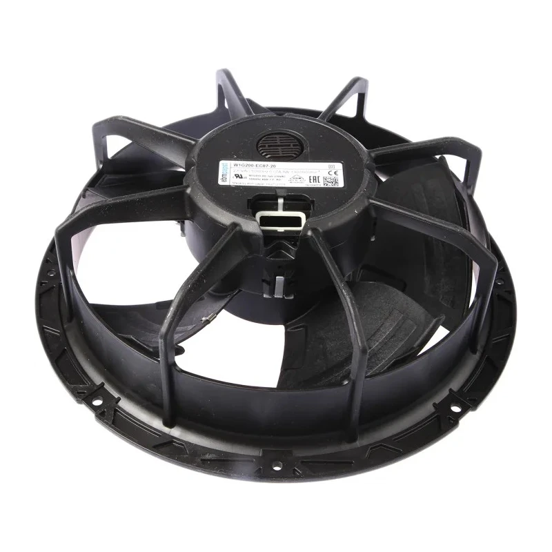 ebm-papst W1G200 Series Energy Saving EC Axial Fan, 230V AC, 11 W, 500 m³/h, 1300 RPM, 250 mm Frame Size W1G200-EC87-20