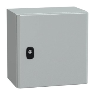 Schneider Electric PanelSeT S3D Series Steel Wall Box IP66 ATEX 300 mm x 300 mm x 200 mm NSYS3D3320P