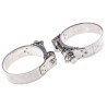 MIKALOR Hose & Jubilee Clip Wide Band Bolt Clip Stainless Steel Band, Zinc Plated Steel Bolt M0301919-4