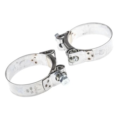 MIKALOR Hose & Jubilee Clip Wide Band Bolt Clip Stainless Steel Band Zinc Plated Steel Bolt M0301918-6