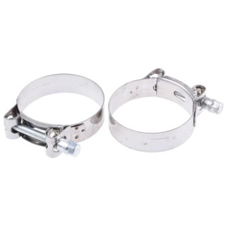 MIKALOR Hose & Jubilee Clip Wide Band Bolt Clip Stainless Steel Band Zinc Plated Steel Bolt M0301917-8