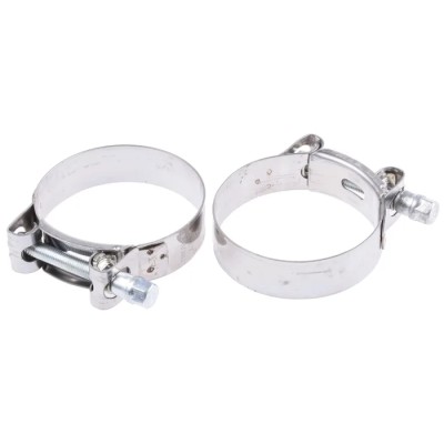 MIKALOR Hose & Jubilee Clip Wide Band Bolt Clip Stainless Steel Band Zinc Plated Steel Bolt M0301917-8