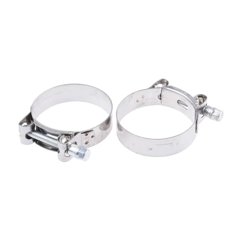 MIKALOR Hose & Jubilee Clip Wide Band Bolt Clip Stainless Steel Band Zinc Plated Steel Bolt M0301917-8