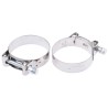 MIKALOR Hose & Jubilee Clip Wide Band Bolt Clip Stainless Steel Band Zinc Plated Steel Bolt M0301917-8