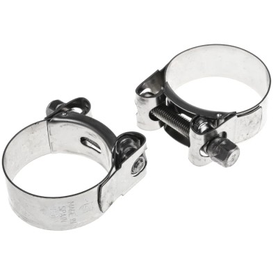 MIKALOR Hose & Jubilee Clip Stainless Steel Wide Band Bolt Clip DIN 1.4301 AISI 304 M0301311-2
