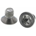 RS PRO Hexalobular Recess Countersunk Stainless Steel Machine Screw M4 x 6 mm 262-5718