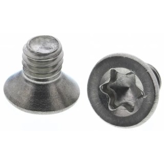RS PRO Hexalobular Recess Countersunk Stainless Steel Machine Screw M4 x 6 mm 262-5718