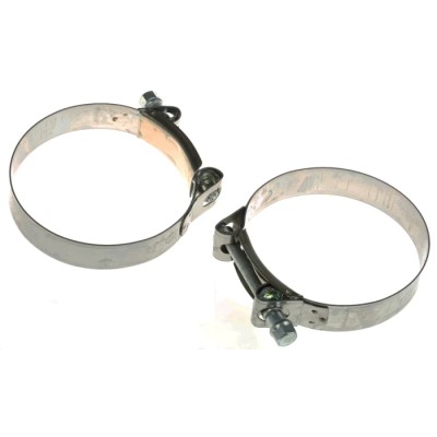 MIKALOR Hose & Jubilee Clip Wide Band Bolt Clip Stainless Steel and Zinc Plated Steel M0301924-0