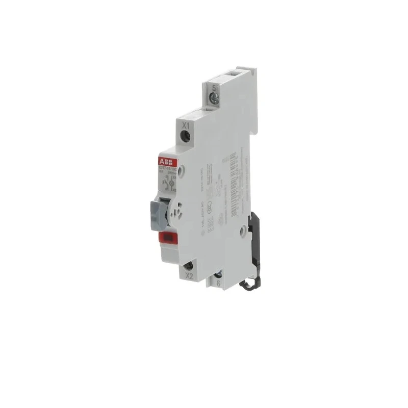 ABB 16A 250V AC DIN Rail Mount Push Button Circuit Trip E217 Series 2CCA703161R0001 E217-16-10C