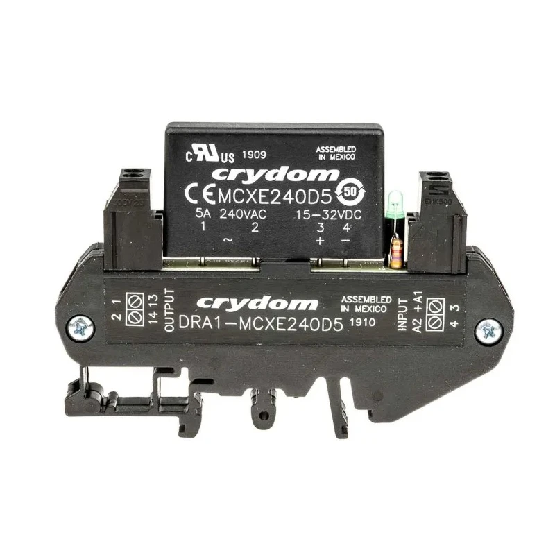 Crydom Solid State Interface Relay DRA1-MCX, Control Voltage 32V dc, DIN Rail Mount Screw Terminal
