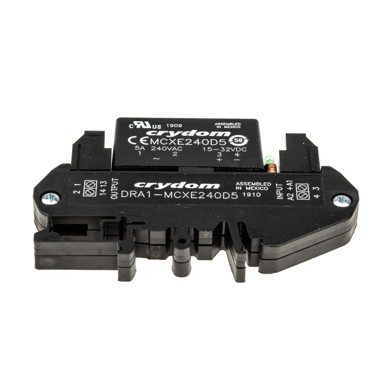 Crydom Solid State Interface Relay DRA1-MCX, Control Voltage 32V dc, DIN Rail Mount Screw Terminal