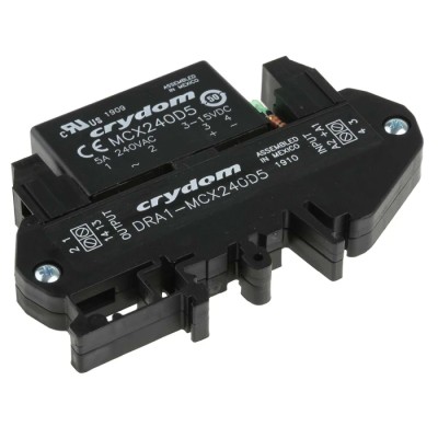 Sensata / Crydom Crydom Solid State Interface Relay 530V AC DIN Rail Screw Mount DRA1-MCX