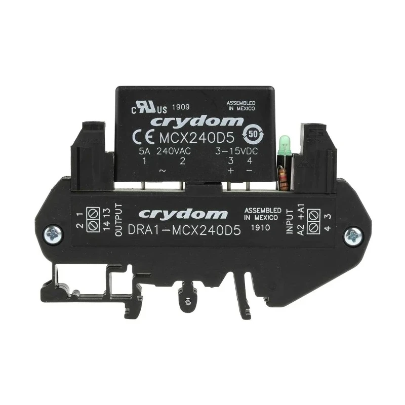 Sensata / Crydom Crydom Solid State Interface Relay 530V AC DIN Rail Screw Mount DRA1-MCX