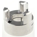 Ruland Aluminium Clamp Style Jaw Coupler MJC41-20-A 41.3 mm OD, 20 mm Bore, 53 mm Length, Maximum Speed 8000 rpm MJC41-20-A
