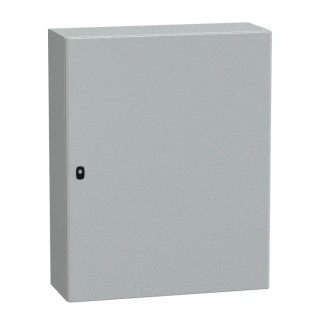 Schneider Electric PanelSet S3D Series Steel Wall Box IP66 Grey 1000 mm x 800 mm x 300 mm NSYS3D10830P