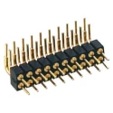 Preci-Dip 832 Series Right Angle Through Hole Pin Header, 24 Contacts, 2 mm Pitch, 2 Row, Unshrouded 832-80-024-20-001101