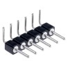 Preci-Dip 800 Series Right Angle Through Hole Pin Header, 6 Contacts, 2.54 mm Pitch, 1 Row, Unshrouded 800-80-006-20-001101