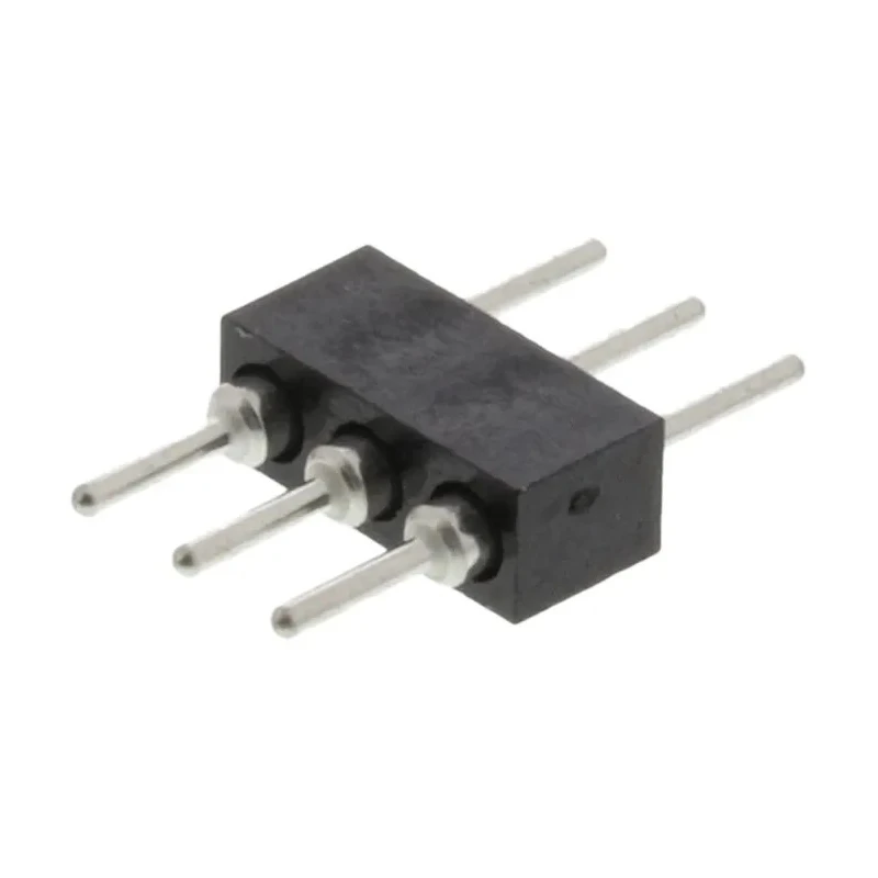 Preci-Dip 830 Series Straight Through Hole Pin Header 3 Contacts 2 mm Pitch 1 Row Unshrouded 830-80-003-10-001101