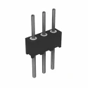 Preci-Dip 850 Series Straight Through Hole 3-Contact Pin Header 1.27 mm Pitch 1 Row Unshrouded 850-80-003-10-001101