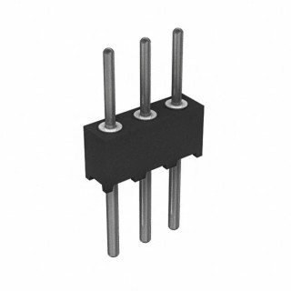 Preci-Dip 850 Series Straight Through Hole 3-Contact Pin Header 1.27 mm Pitch 1 Row Unshrouded 850-80-003-10-001101